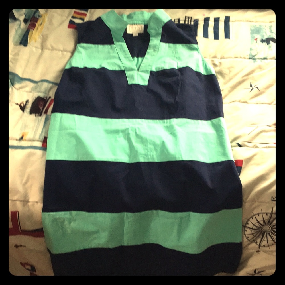 Sail to Sable stripe dress. NWOT. Adorable on!